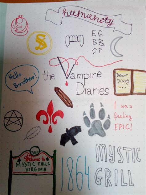 The Vampire Diaries Drawing Disegni Disegni Semplici Vampire Diaries