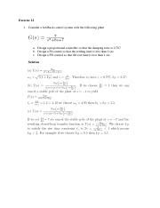 ECE3550 Sp23 Exercise 12 Solution Pdf Exercise 12 1 Consider A