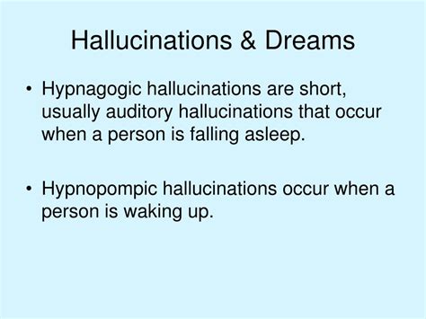 PPT - HALLUCINATIONS NATURAL VS. DRUG-INDUCED PowerPoint Presentation ...