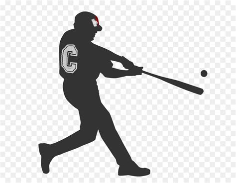 Baseball Batting Silhouette Clip Art Baseball Png Download 1301