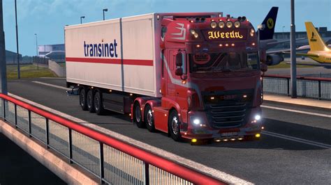 DAF XF106 WEEDA D TEC CONTAINER PACK MOD Euro Truck Simulator 2 Mod