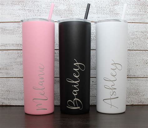 Custom 20oz Skinny Stainless Steel Hot And Cold Tumbler Drink And Barware Drinkware