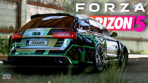 V10 WIDEBODY Audi RS6 Tuning FORZA HORIZON 5 YouTube