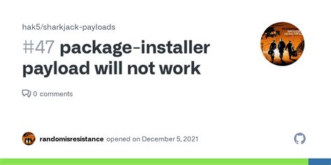 Package Installer Payload Will Not Work Issue 47 Hak5 Sharkjack