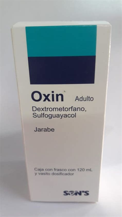 OXIN DEXTROMETORFANO SULFOGUAYACOL JARABE ADULTO 120ML 7502001163065