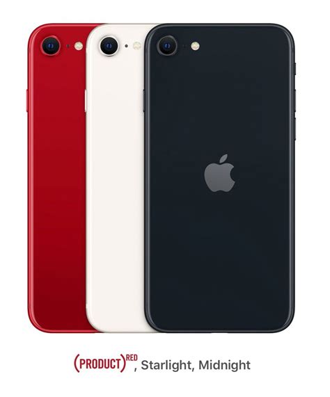 What colors does the Apple iPhone SE 3 (2022) come in?