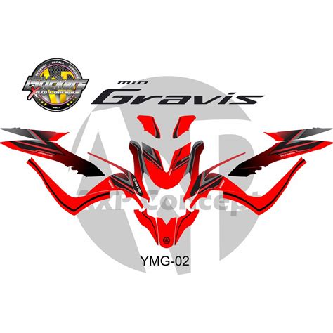 Yamaha Mio Gravis Decal Kit YMG 02 Shopee Philippines