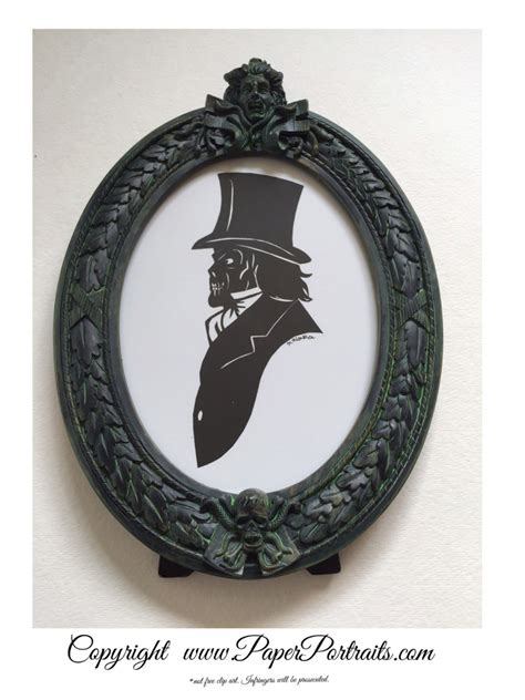 Hat Box Ghost Inspired Silhouette In Real Haunted Mansion