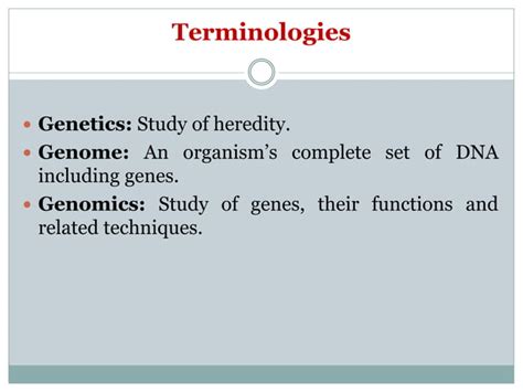 Patterns Of Inheritance Genetics Ppt