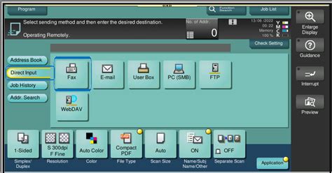 How To Fax From Machine Konica Minolta Assist