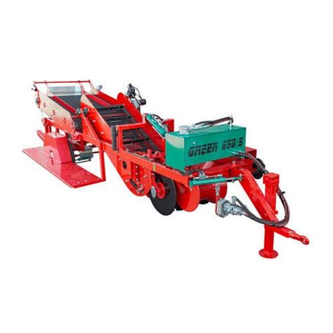 Potato Harvester Machine Green L Carlotti G C Towed Row