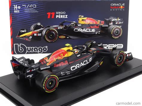 Burago Bu38083 Per Echelle 143 Red Bull F1 Rb19 Team Oracle Red Bull