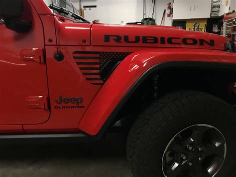 Flag Decals On Gladiator Page Jeep Gladiator Jt News Forum