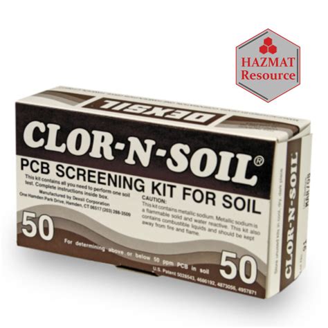 Clor N Soil Pcb Soil Test Kit Hazmat Resource Inc