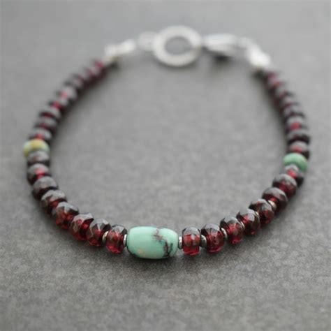 Garnet Gemstone Bracelet - Wild Hare Gems