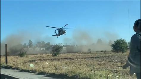 VIDEOS Así fue el operativo aéreo de la Sedena en Durango La Silla Rota