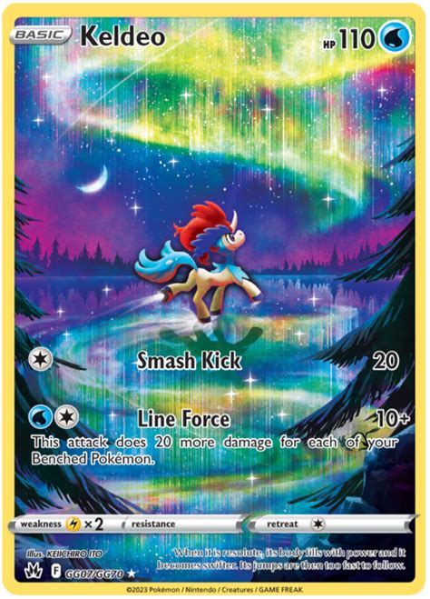 Keldeo Crown Zenith Galarian Gallery Gg7 Pokemon Card