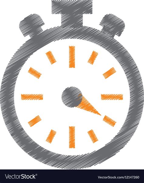 Classic Timer Stopwatch Royalty Free Vector Image