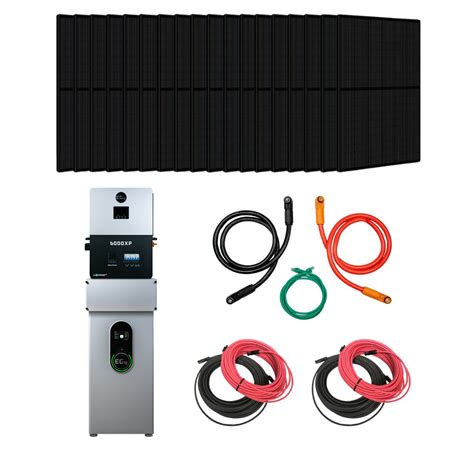 Complete Off Grid Solar Kit Eg4 6000xp 8000w Pv Input 6000w Output 48v 280ah 14 3kwh