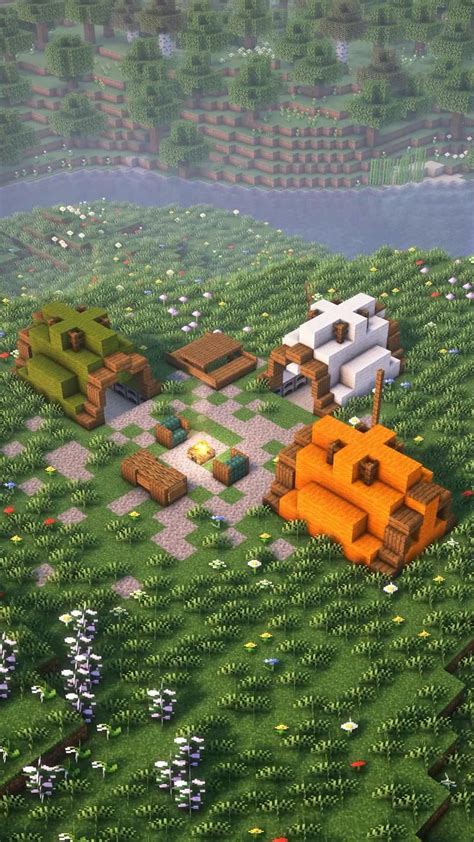 Minecraft Riverside Campsite🏕️🦦