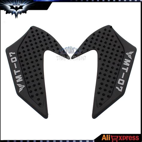 Black Knee Tank Pads For Yamaha Mt Mt Motorcycle Tank Pad