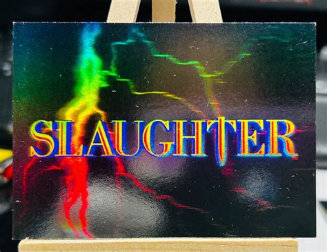 Impel Mega Metal Slaughter Hologram Card X For Sale Virtual Vermont