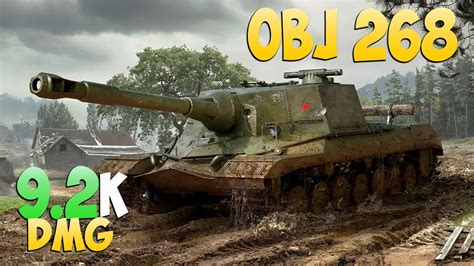 Obj 268 6 Frags 9 2K Damage Last World Of Tanks YouTube