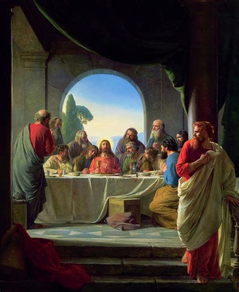 The Last Supper Painting By Carl Bloch Pixels