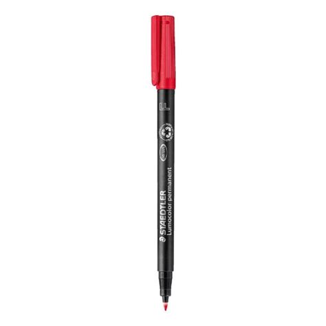 Stylo Permanent STAEDTLER Universel Lumocolor F Rouge