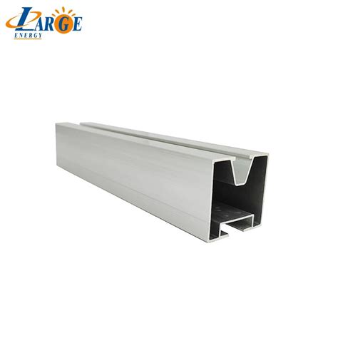 Large Energy Solar Rail X Anodized Aluminium Rail Solar Mounting