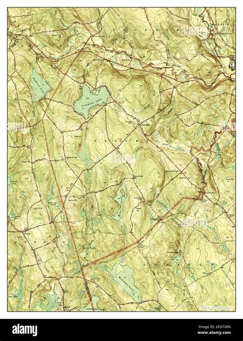 Columbia, Connecticut, map 1944, 1:31680, United States of America by Timeless Maps, data U.S ...