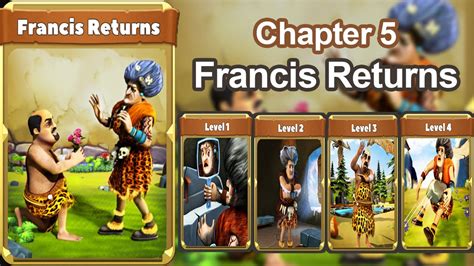 Scary Teacher Stone Age FRANCIS RETURNS Chapter 5 All Level Walkthrough