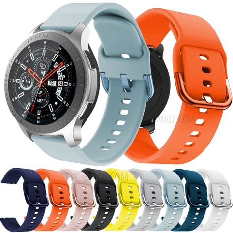 Silicone Watch Strap Band for Samsung Galaxy Watch 46mm – Black