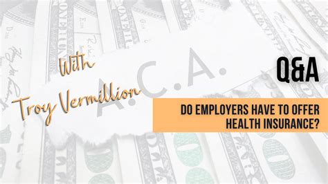 Do Employers Have To Offer Health Insurance