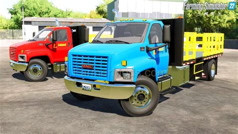 Gmc C8500 Flatbed Cone Truck For Fs22