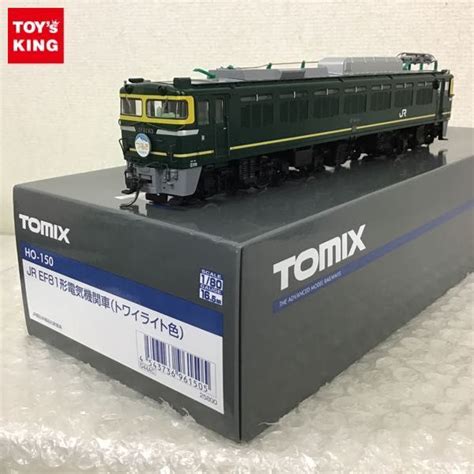 【やや傷や汚れあり】1円〜 動作確認済 Tomix Hoゲージ Ho 150 Jr Ef81形 電気機関車 トワイライト色の落札情報詳細