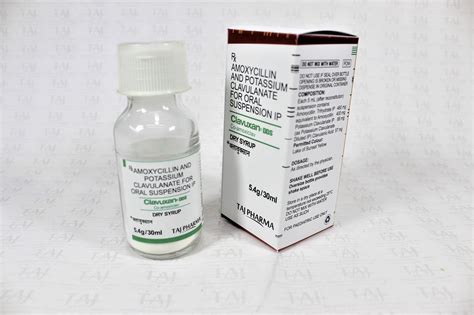 Amoxicillin And Clavulanate Oral Suspension Manufacturers Suppliers Exporters India