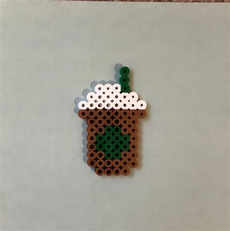 Starbucks Coffee Perler Bead Pattern Etsy