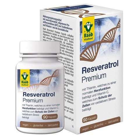 Raab Resveratrol Premium Mit Opc Kapseln Mg Kaps G Shop