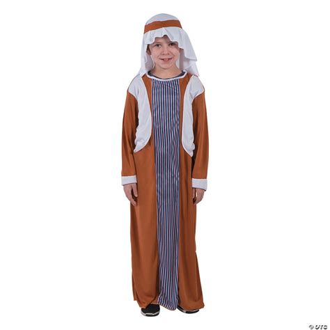 Boys Innkeeper Robe Nativity Costume With Headpiece Medium