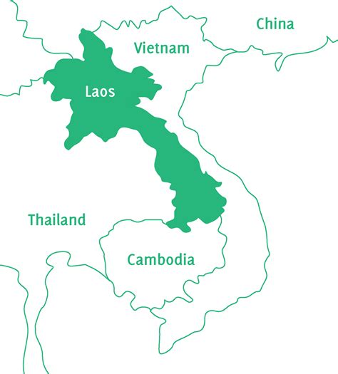 Laos Location On World Map