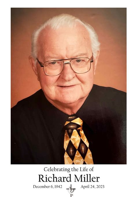 Ronald Miller: Obituary and Final Service Information 5