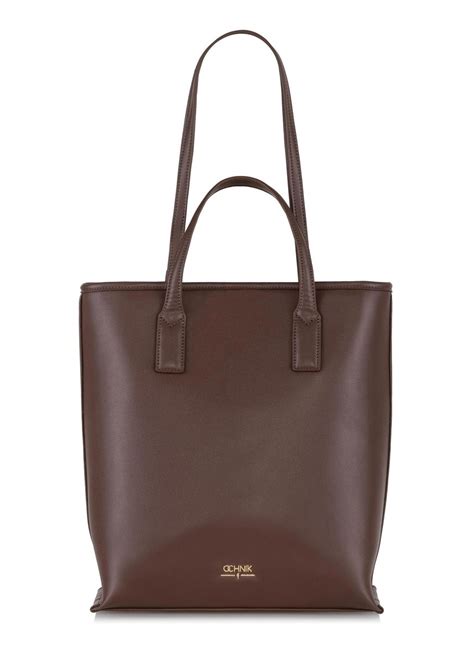 Brązowa torebka shopper damska TOREC 0907 89 OCHNIK Moda Sklep