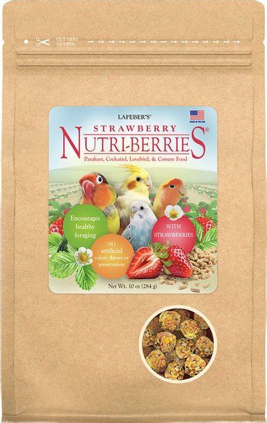 Discontinued Lafeber Strawberry Nutri Berries Pellets Small Bird Food