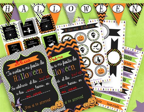 Pack Para Decorar En Halloween Del Blog Lluvia De Ideas