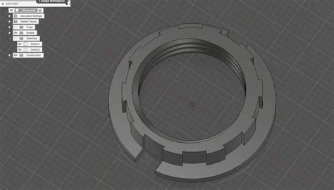 Aide réalisation bague à douille je suis trop nul Dessiner