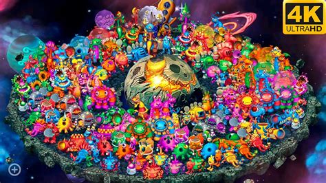 Space Island All Prismatic Monsters My Singing Monsters Dawn Of