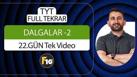 Tyt Dalgalar karışık Soru Çözümü yay dalgaları su dalgaları ses