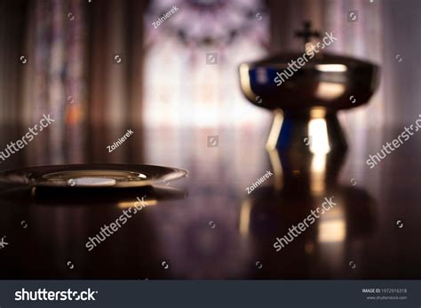 First Holy Communion Catholic Symbols On Stock Photo 1972916318 ...