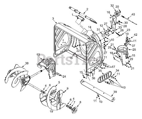 Troy Bilt 7524 31as6r72063 Troy Bilt Storm 24 Snow Thrower 2004